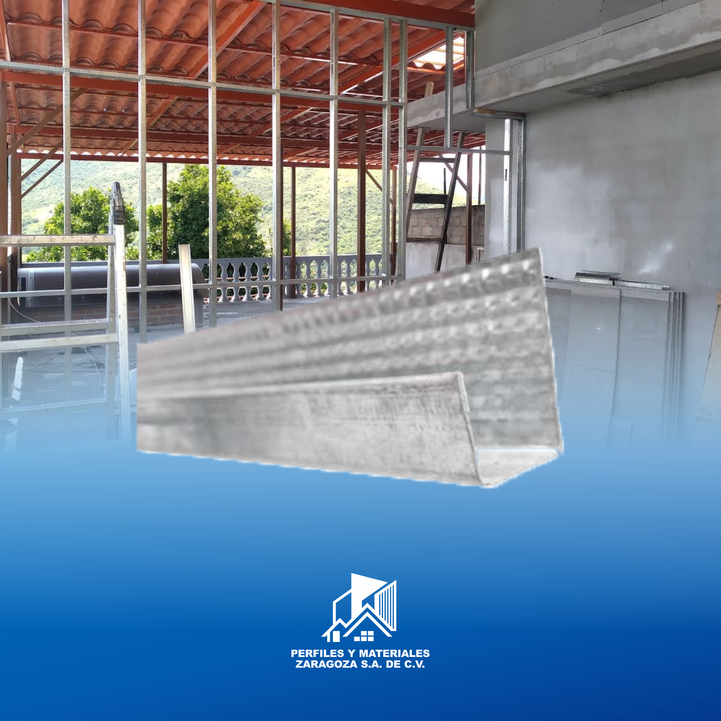 REBORDE J " 1X3.05 C-26 GALVANIZADO