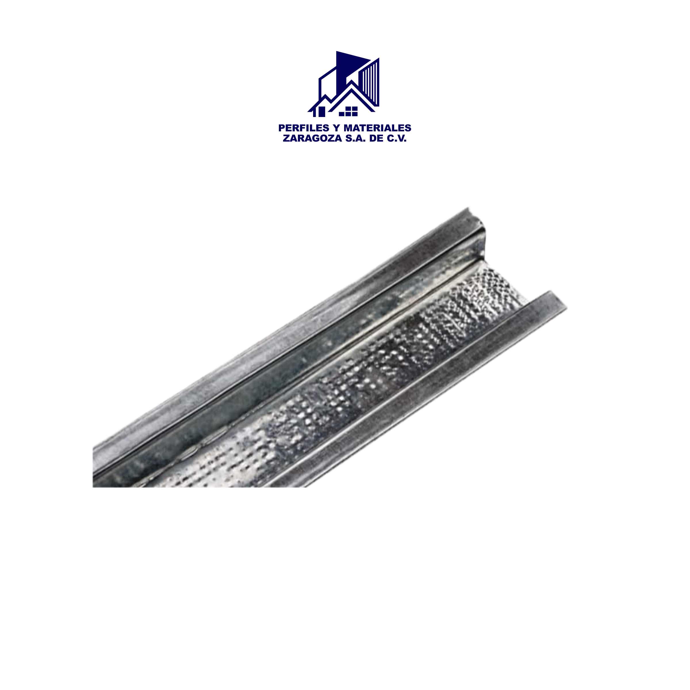 CANAL LISTON 6.35X3.05 C-26 GALVANIZADO
